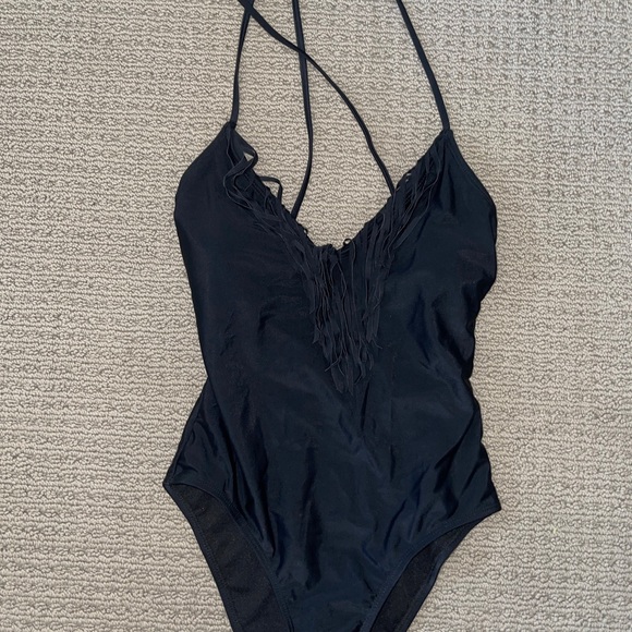 Women’s Decree One Piece Black Bathing Suit NWT size X-small - Picture 1 of 7